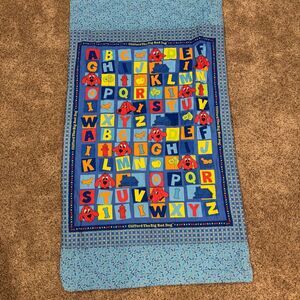 Clifford the Big Red Dog ABC Waffle Toddler Blanket 32x56 Blue